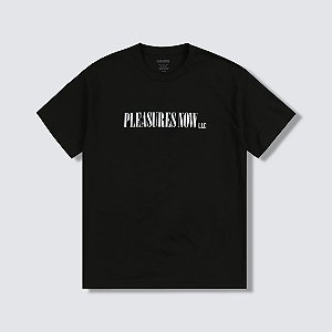 Pleasures Camiseta LLC Preta