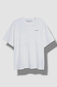Off-White Camiseta Floral Embroidered Arrow Branca