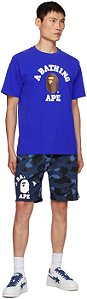 Bape Camiseta College Azul
