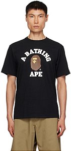 Bape Camiseta College Preta
