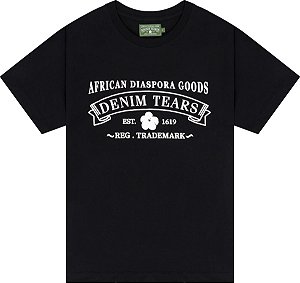 Denim Tears Camiseta ADG Preta
