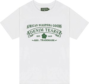 Denim Tears Camiseta ADG Branca