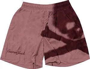 Cactus Jack x Mastermind Bermuda Skull Vermelha