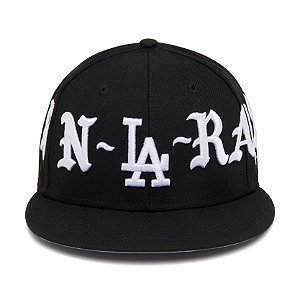 New Era Los Angeles X Born x Raised Boné New Era Dodgers Crown Preto