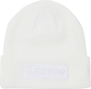 Supreme x New Era Touca Box Logo Branca