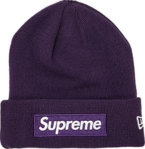 Supreme x New Era Touca Box Logo Roxa