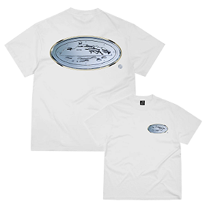 Corteiz Camiseta Medallion Tee Branca