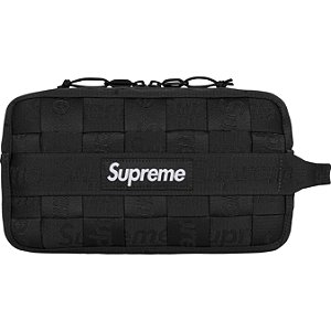 Supreme Utility Bag Woven Preta (SS24)