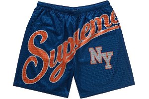 Supreme Big Script Mesh Short Black - Loro - Itens