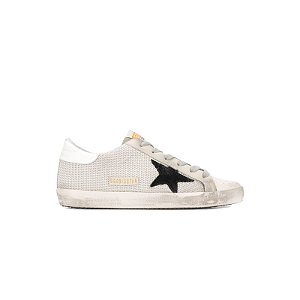 Golden Goose Superstar Net Upper Suede Star CInza
