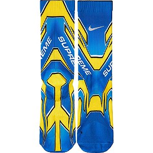 Supreme x Nike Meia Crew Azul