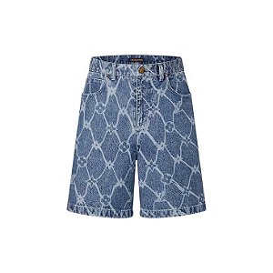 Louis Vuitton Bermuda Monogram Printed Denim