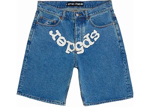 Sp5der Bermuda OG Logo Denim