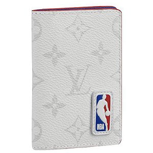 Louis Vuitton x NBA Carteira 2020 LV Monogram Bifold Wallet Branca