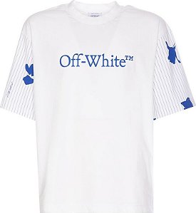 Off-White Camiseta Logo Printed Branco