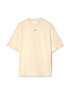 Off-White Camiseta Off Stamp Skate S/S Bege