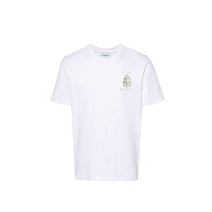 Casablanca Camiseta Unisex Object en Vrac Printed Branca