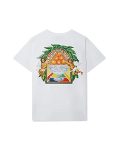 Casablanca Camiseta Triomphe D’Orange Branca