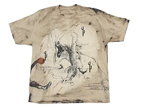 Cactus Jack x Ralph Steadman Camiseta Fear Marrom
