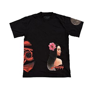 Cactus Jack x Yohji Yamamoto Camiseta Wildside Preta
