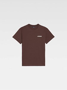 Jacquemus Camiseta Logo Shirt Marrom