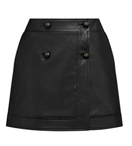 Dior Saia Couro Portefeuille Preta