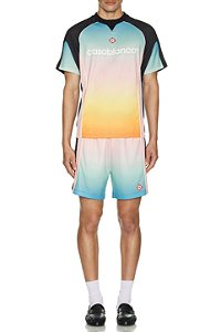 Casablanca Camiseta e Short Football Azul