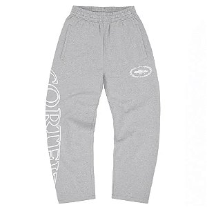 Corteiz Calça Superior Royale Open Hem Heather Grey