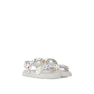 Louis Vuitton Takashi Murakami Sunset Flat Comfort Branca
