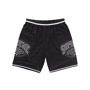 Supreme Bermuda Basketball Studded Preta