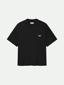 Rhude Camiseta Classique Mock Neck Preta