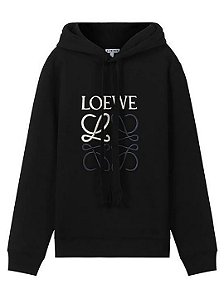 Loewe Moletom Anagram Embroired Logo Preta