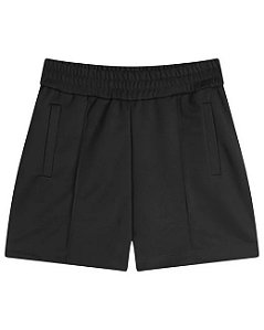 Palm Angels Short Track Curved Logo Preto