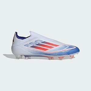 Adidas F50 Elite LL SG Branca Vermelha e Azul
