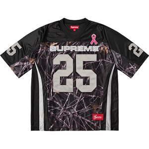 Supreme Camiseta Jersey Breast Cancer Awareness Preta