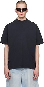 Balenciaga Camiseta Hand Drawn Preta