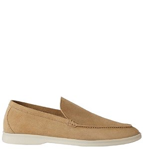 Loro Piana Loafer Summer Walk Suede Sandstone