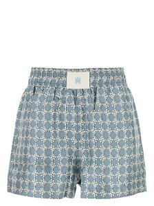 Amiri Bermuda Boxer MA Quad Dusty Blue