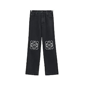 Loewe Calça Jeans Baggy Black