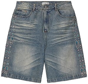 Vale Lives Forever Shorts Jeans Candy Jorts Mid Blue