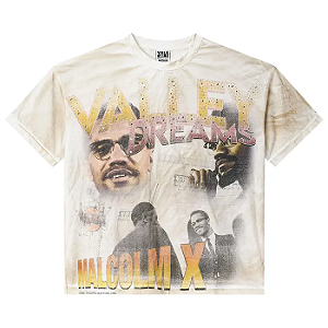 Vale Lives Forever Camiseta Malcom X Branca