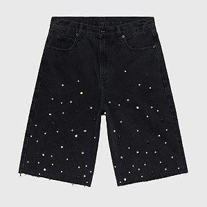 Homme + Femme Bermuda Gemstone Denim Preta