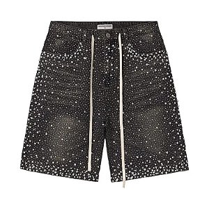 -Vale Forever Bermuda Rainstorm Jeans Preta