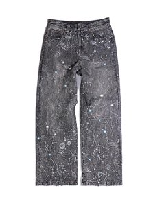 Birth Of Royal Child Calça 20k Zodiac Diamond Denim Preta