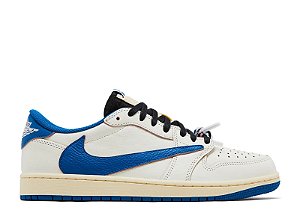 Jordan 1 Low Sp Travis Scott Retro Fragment Military Blue
