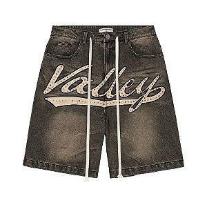 Vale Lives Forever Bermuda Jorts Skittles Black Cream