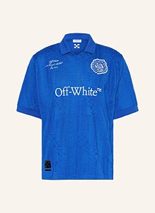 Off-White Camiseta Lion Nation Azul