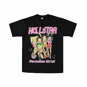Hellstar Camiseta Paradise Girls Preta