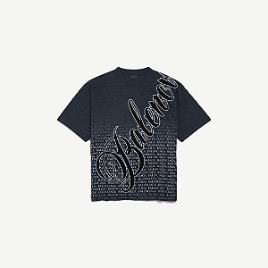 Balenciaga Camiseta Big B Preta e Branca