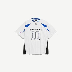 Balenciaga x NBA Camiseta Oversized Branca